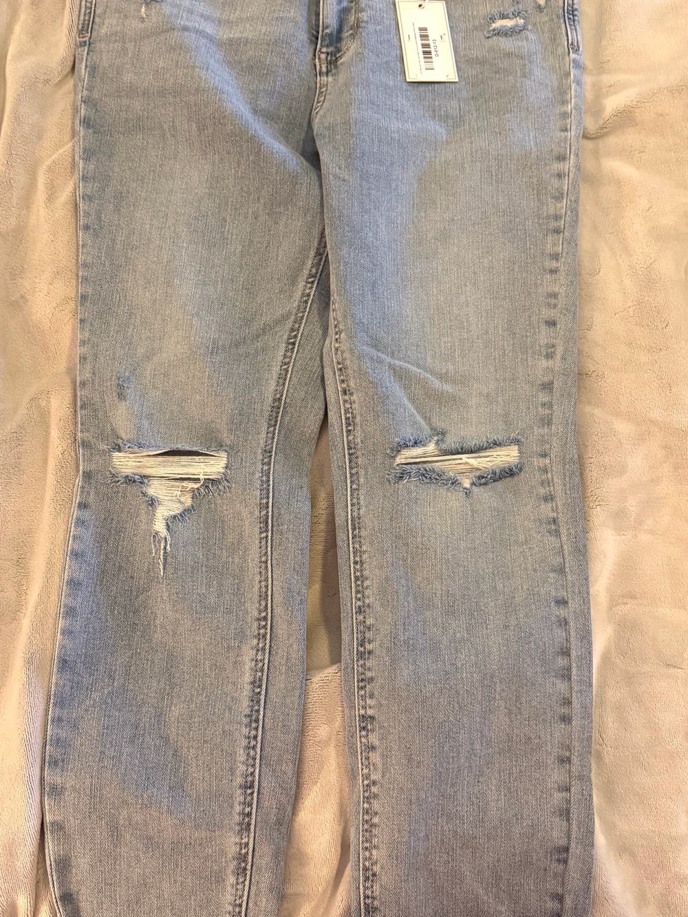 Judy Blue tummy control mid rise skinny fit distressed jeans